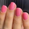 24 Pcs Pink Press On Nail Short Square False Nail Solid Color Acrylic Nail Glossy Full Cover Stick On Nail