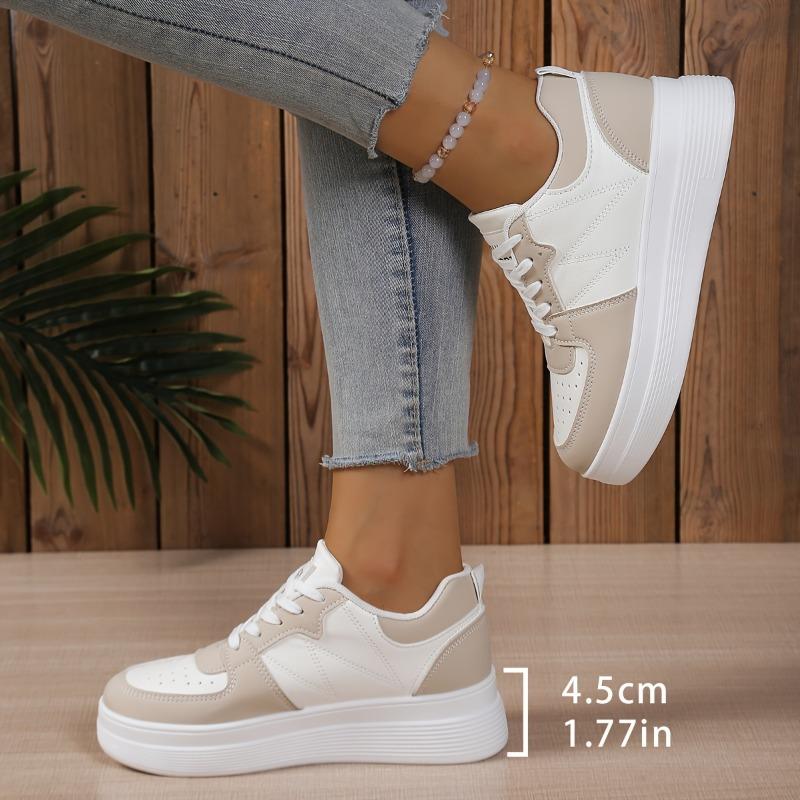 Large Size Small White Shoes Female 2025 Spring and Autumn New Thick Bottom Ladies Casual Sneakers