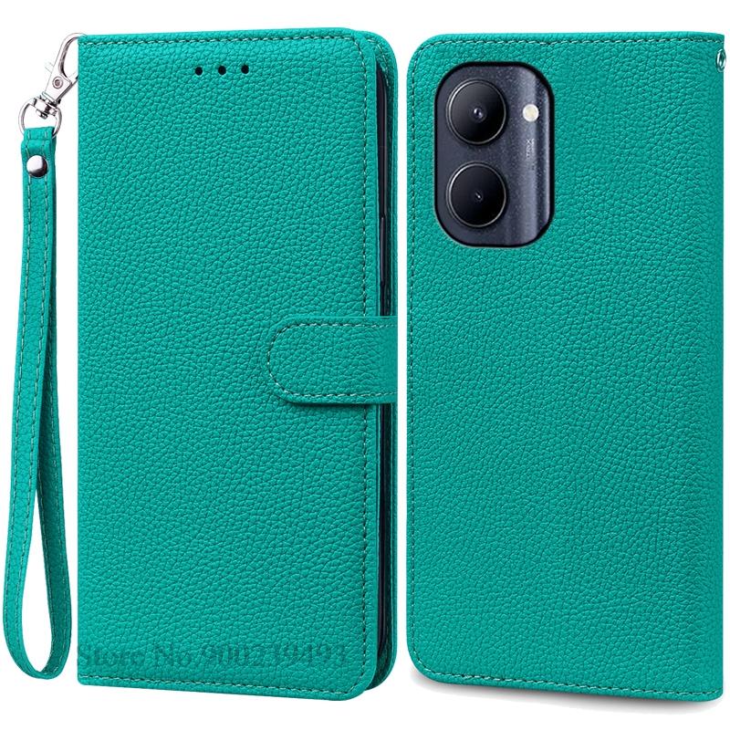 Für Realme C33 Hülle Leder Klapp-Brieftaschenhülle Für Realme C33 Hülle Handyhülle Brieftasche Buch Coque Fundas Shell