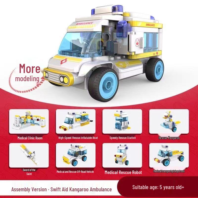 Versatile Bruco Interlocking Building Blocks Car Toy for Kids