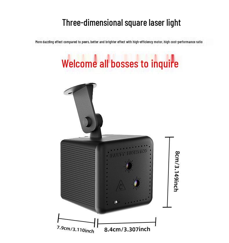 New Stage Lighting: Red-Green Laser & Strobe Light for Home Disco and KTV