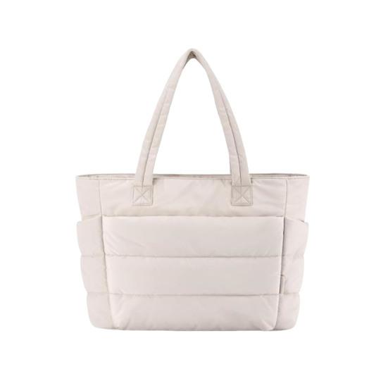 

Сумка-тоут с отделениями, большая вместимость, многокарманный дизайн, универсальная дорожная косметичка, сумка через плечо бежевый