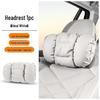 Universal Car Headrest & Lumbar Support Cushion for All Seasons - Fits Tesla & Mercedes