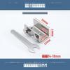 Punch-Free Child Safety Window Lock for Sliding Windows and Doors