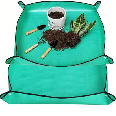 Tapete para replantio de plantas, tapete para transplante à prova d'água, tapete para vasos de suculentas para ambientes internos, tapete para jardinagem portátil