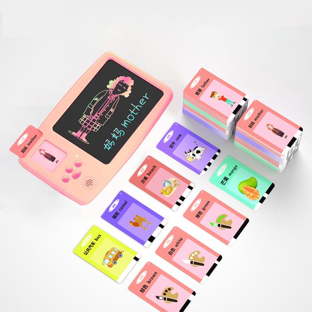 

Машина для смарт-карт, доска для рисования, детский планшет для письма, ЖК-доска для рукописного ввода, изучающая английский язык, машина для чтения флэш-карт