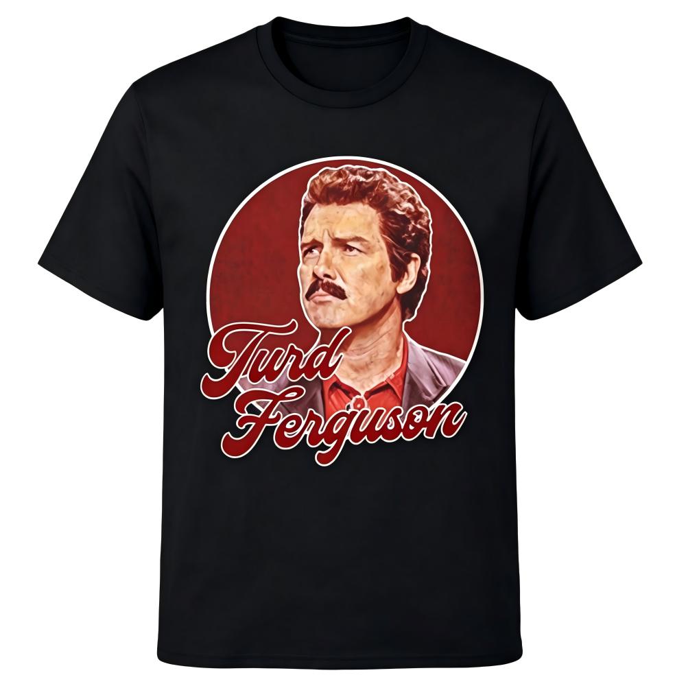 Men's Turd Ferguson Vintage Portrait Graphic T-Shirt
