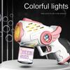 New Electric Automatic Light Bubble Machine Bubbles Gun Summer Beach Bath Outdoor Game Fantasy Toys for Children Kids Gift