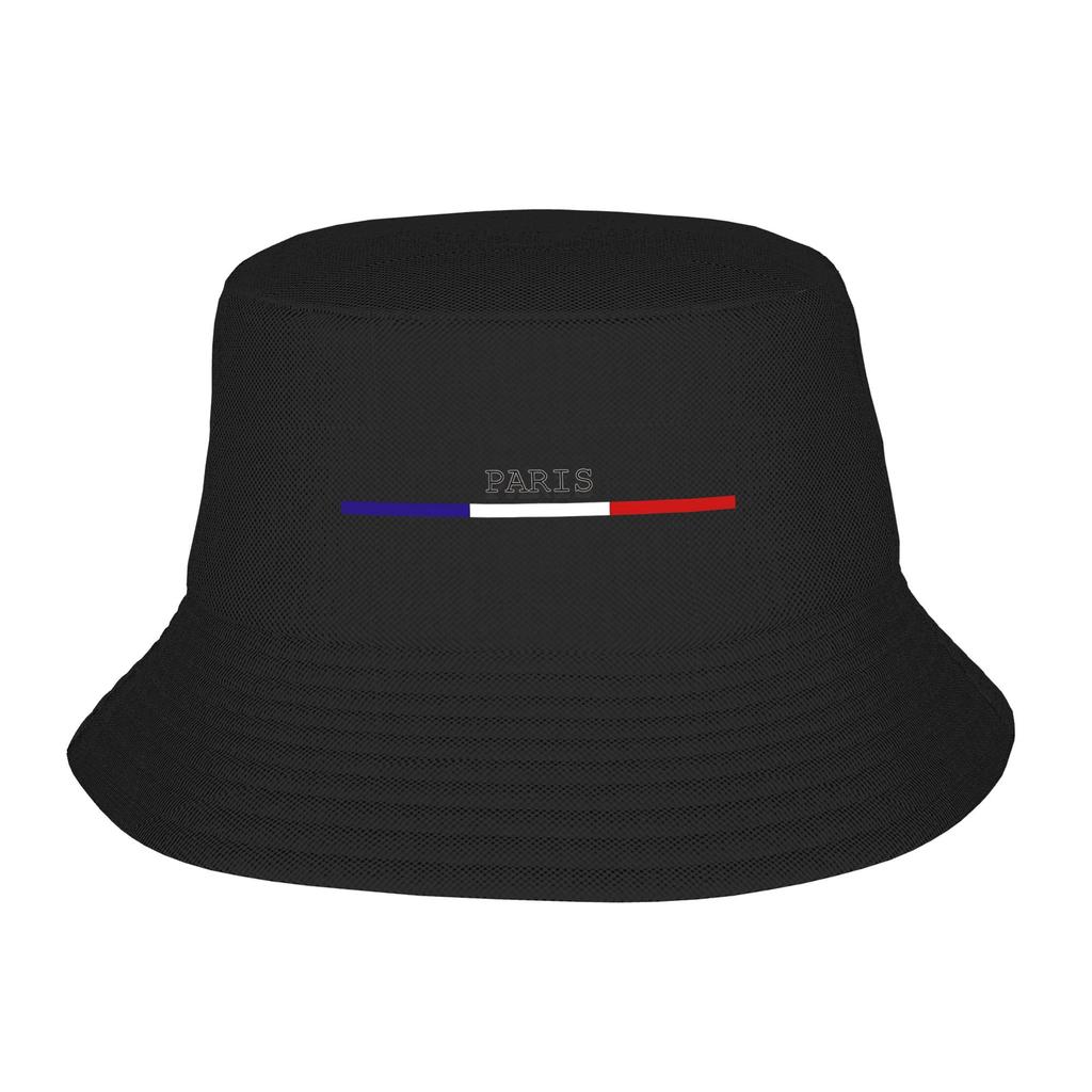 Francia Parigi Tumblr Bandiera della Francia Cappello a Secchiello per Unisex Cappelli da Donna Moda Cappelli da Pesca Traspiranti Stampa Hawaiana Cappelli da Sole