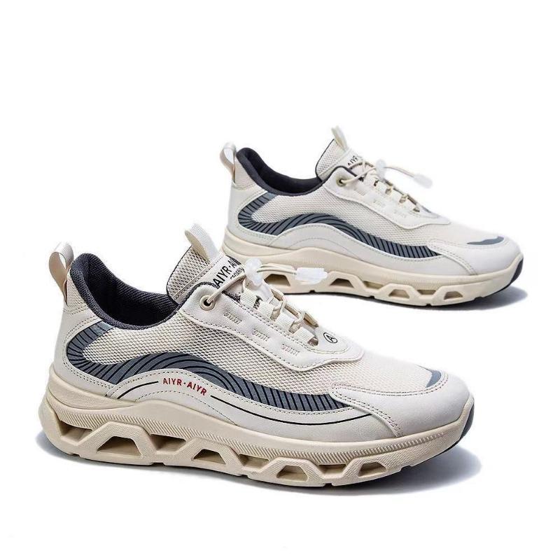 Men S Breathable Mesh Low Top Athletic Shoes Shock Absorbing Summer Casual Sneakers