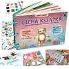 Edukacyjna Cicha Książka Książeczka Montessori Polska Wersja Językowa 36Str