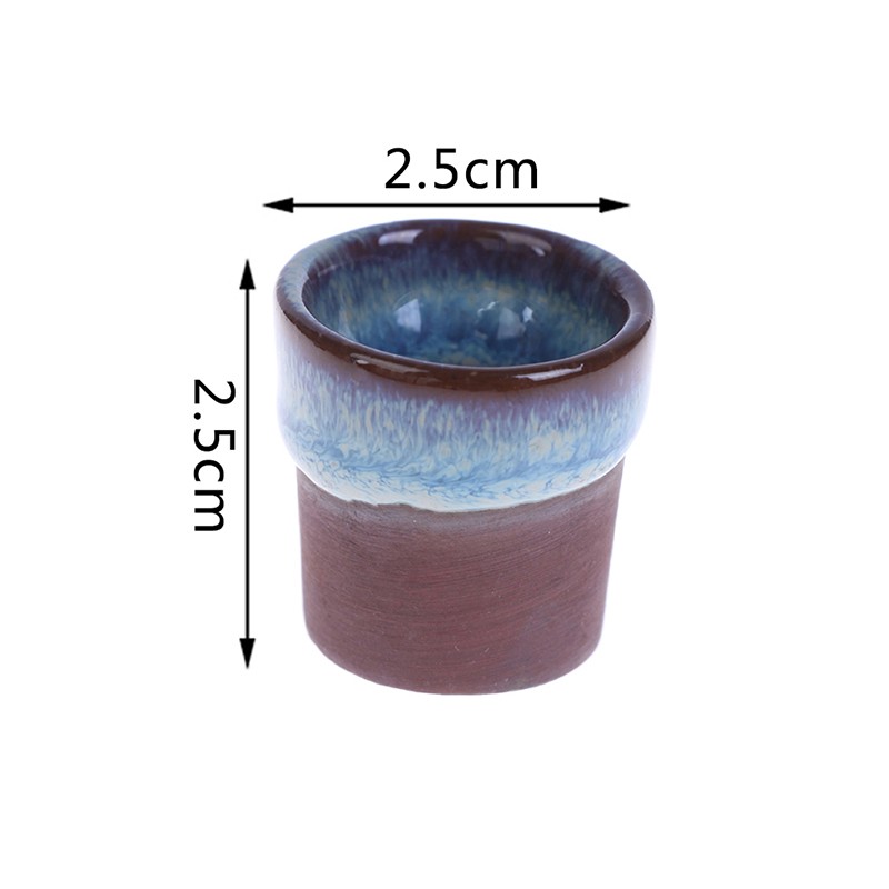 Ceramic 1: 12 Dollhouse Miniature Toy Porcelain Decoration Vase Pot Accessories Decor Doll House Miniatures Decor Accessories