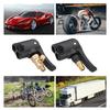 High Performances Double Head Air Chuck Fit for Bike Tire Inflators with Quick Connection Compatibility Fast Inflation