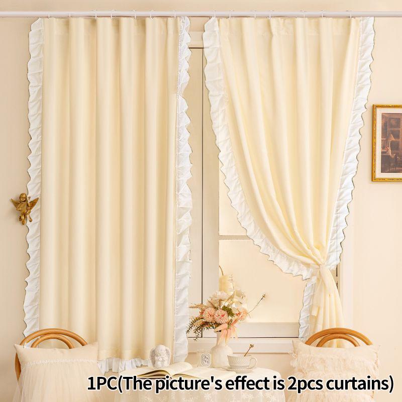Blackout Window Curtain Self-adhesive Sunshade Curtains French Curtains Home Sun Shade Cloth Bedroom Privacy Protection Curtain