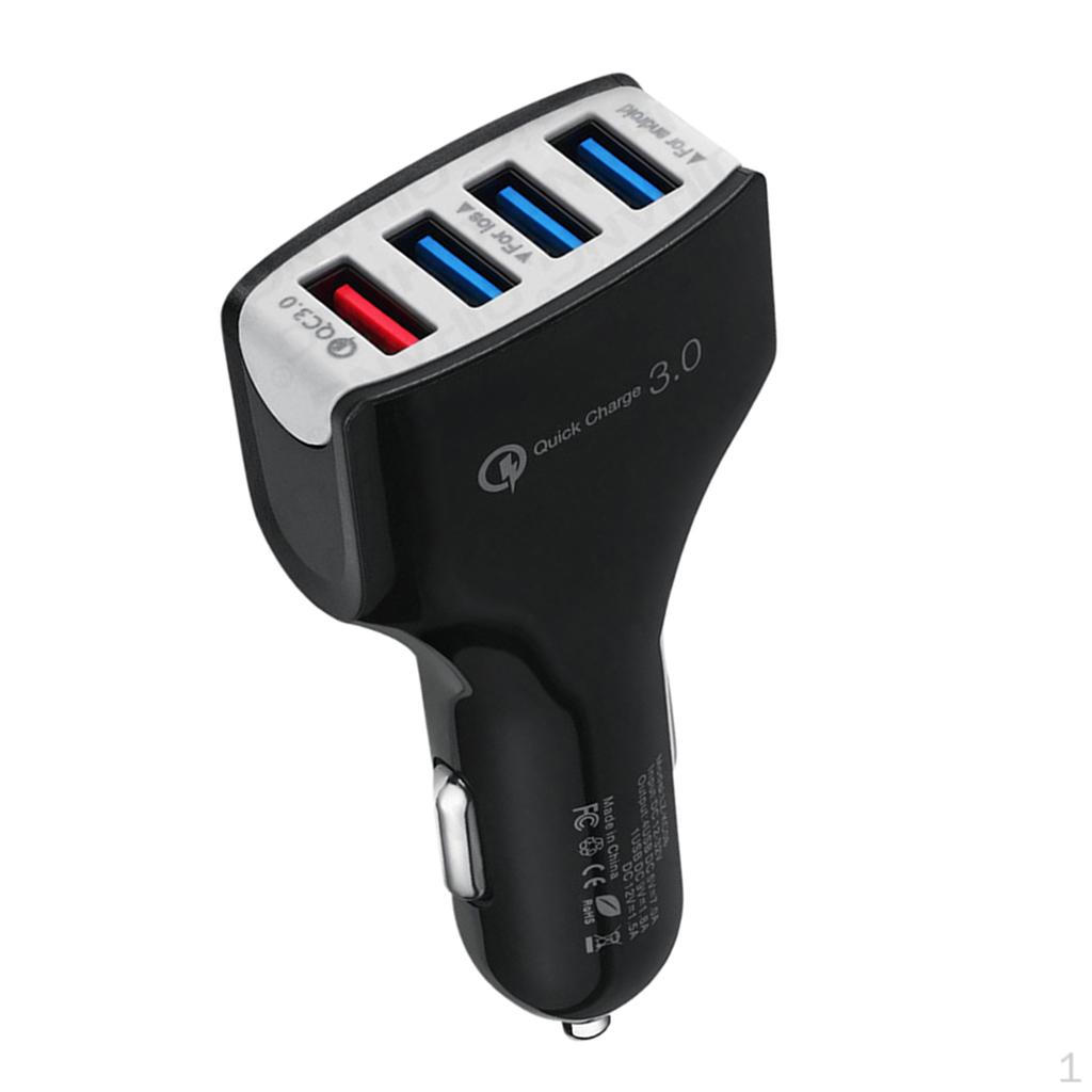 4 Port USB Charger Charging Adapter Quick With QC 3.0 Technology For All