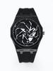 Men's wheel watch 3D rotating wheel hub brake caliper design a fashionable and creative gift for car enthusiasts