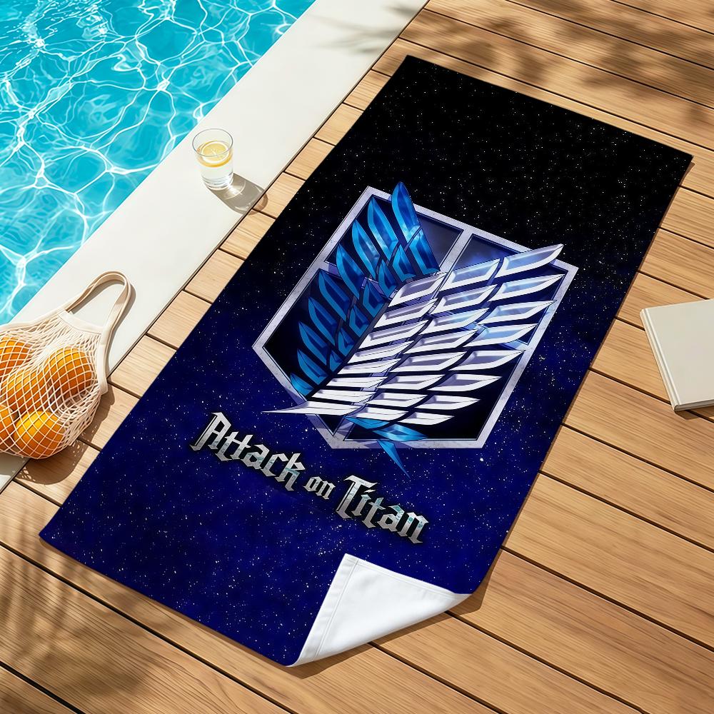 anime Levi Ackerman a-Attack on Titan FK Towel Pool soft Beach Towels Trip swim bath Towel Gym Spa home room Decor Holiday Gift