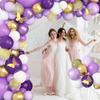 Balloons Garland Arch Kit, Pastel Metallic Balloons, Baby Shower, Wedding Butterfly, Birthday Party Decorations, 122Pcs