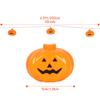 Halloween Pumpkin Lights Battery Powered - Jack-O-Lantern Outdoor Decor for Garden/Patio/Porch (Batt Not Inc)