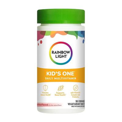 Kids One Daily Multivitamin Fruit Punch Flavored, 90 Chewable Vegetable Tablets