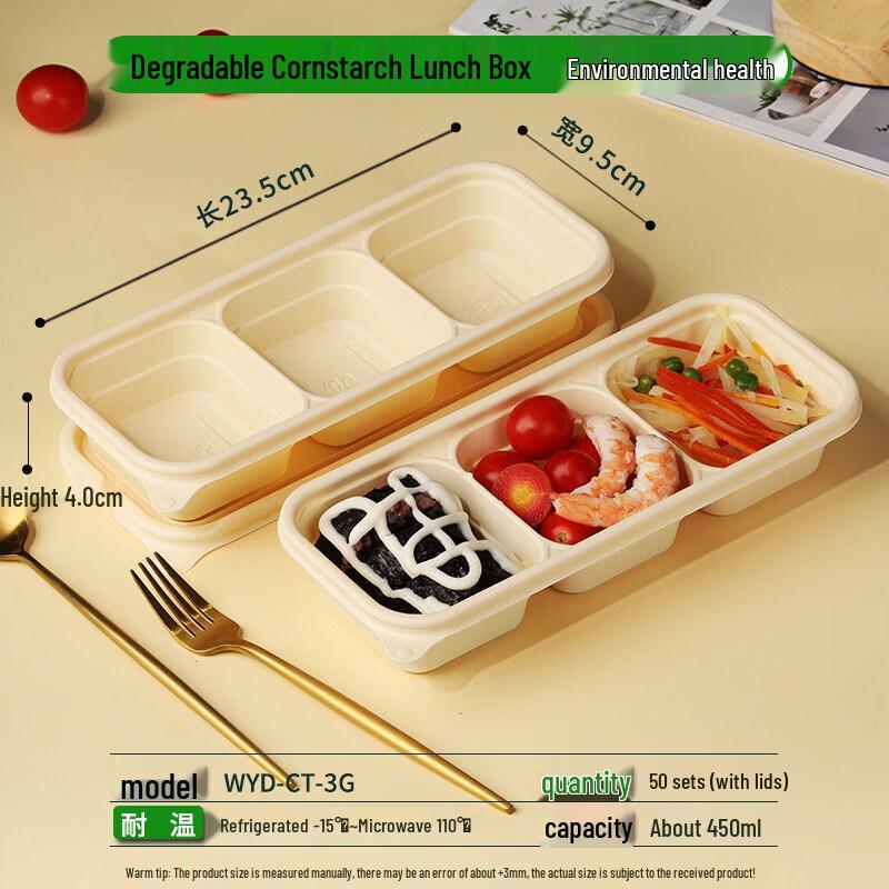 Eco-Friendly Biodegradable Corn Starch Food Container