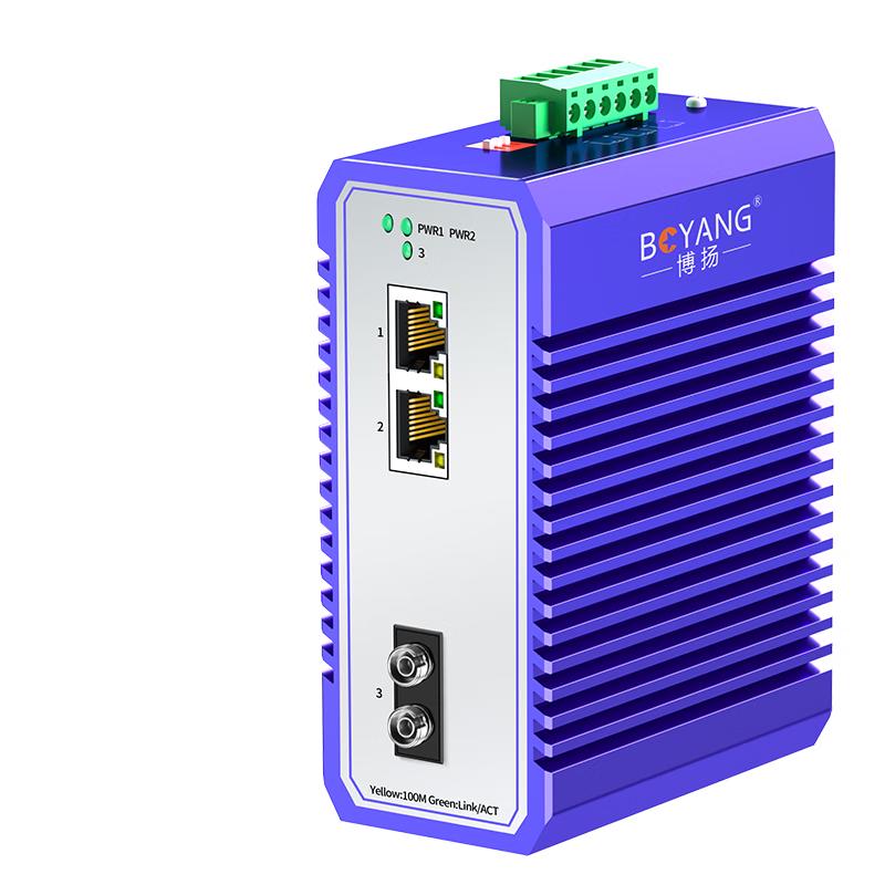 Boyang Industrial 100Mbps Fiber Optic Ethernet Converters