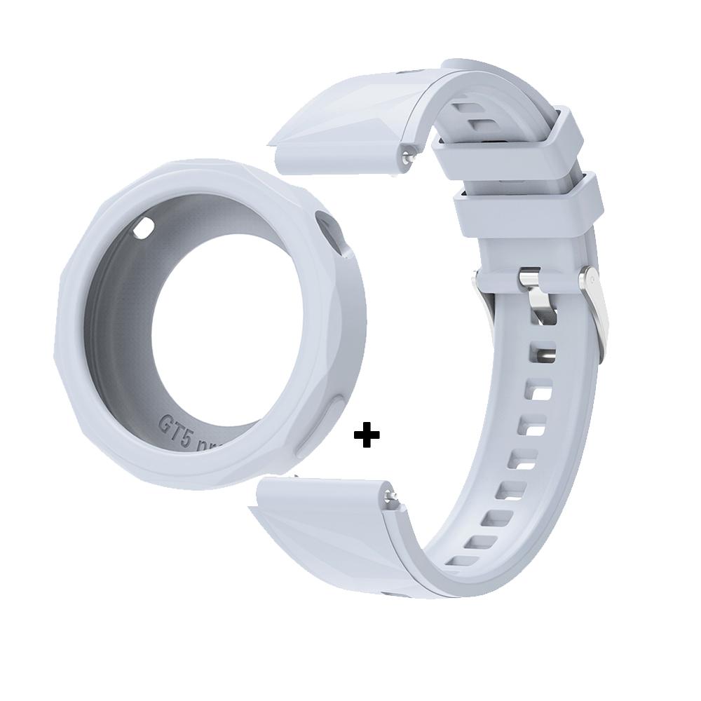 

Ремешок для часов Huawei Watch GT 5 pro 42 мм, ремешок для смарт-часов 18 мм, браслет, модный спортивный ремешок из мягкого силикона с ТПУ чехлом GT 5 pro 42mm