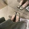 Thick Heel with Skirt High Heels 2025 Autumn New Fashion High Sense Small Fragrant French Retro Mary Jane Single Shoes