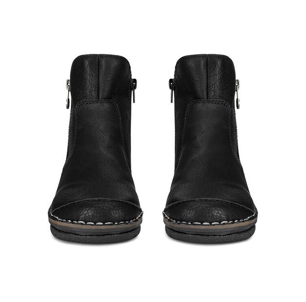 Rieker 73357-00 Ankle Boots, Black