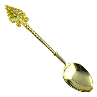 Metall Vintage Stab Eisstab Form Griff Kaffeesahne Dessertlöffel