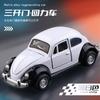 Beetle Simulation Retro Classic Car Alloy Car Model Three-door Pull-back Toy Car Ornaments