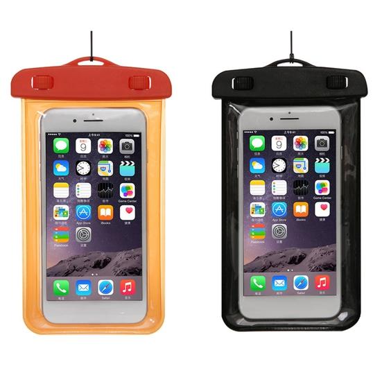 1 Set Phone Dry Bag Touchscreen Anti-scratch Waterproof Shockproof PVC Beach Camping Waterproof Phone Bag Water Sports