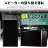 HIRAISM Speaker Grille Saran Mesh Audio Stereo Dustproof Protection 160cm X Fabric, Net, Cover, Cloth, Repair, Replacement, DIY, (Black, 50cm)