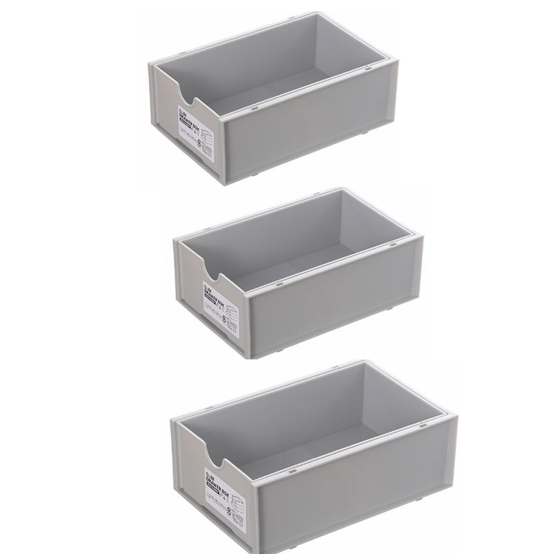

3pcs Desktop Stackable Storage Box Book Organizer Box Minimalist Living Room Snacks Stackable Storage Basket Cosmetic Storage