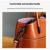 Versatile Leather Bucket Bag Casual Simple Women's Portable Shoulder Messenger Bag Tide