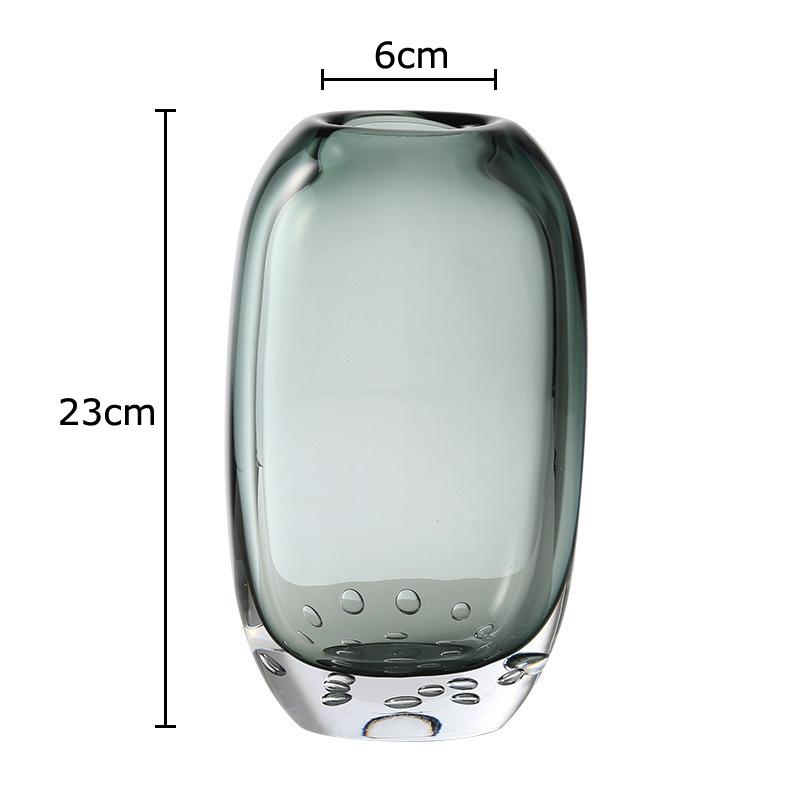 Delicate Bubble Glass Vase Creative Hydroponics Plant Pots Table Decoration Flower Arrangement Floral Vases Room Aesthetic Decor