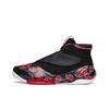 KT6 Naruto Ammortizzazione Supporto Scarpe da Basket Mid-Top Uomo Scarpe da Basket Nero Rosso 112131101-7