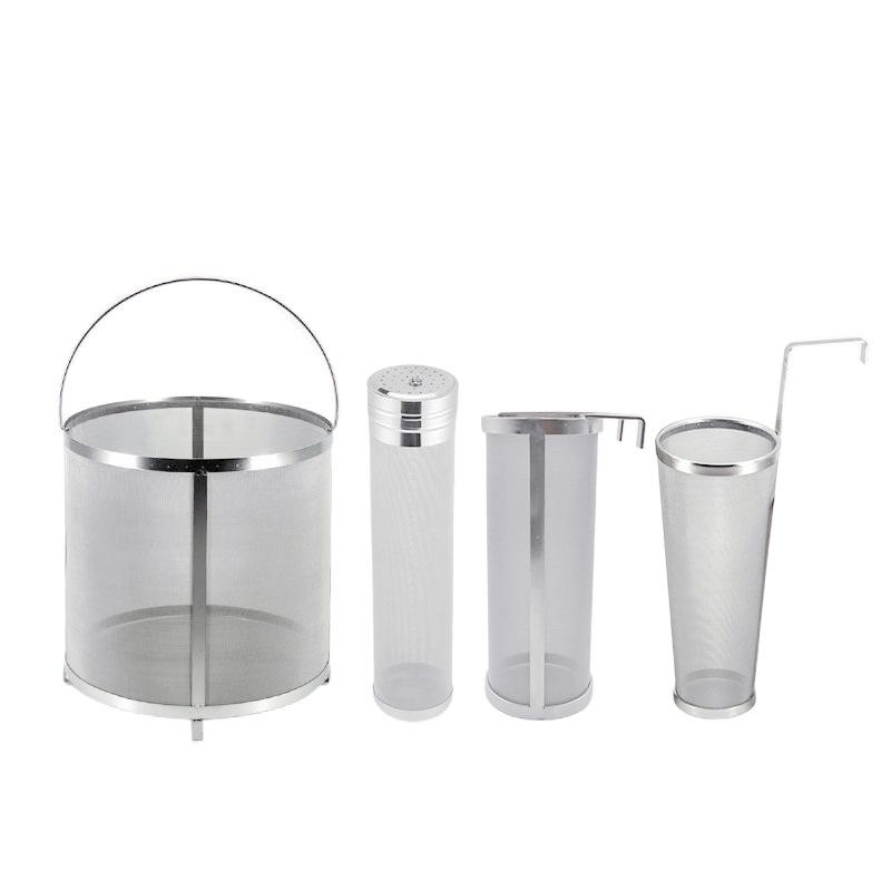 304 Stainless Steel Beer Hop Filter Barrel - Home Brewing Mesh Tube for Impurity Filtration
