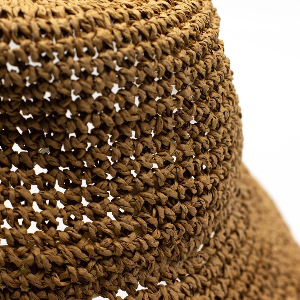 Nomad Sari Floppy Straw Sun Hat – Natural Coffee