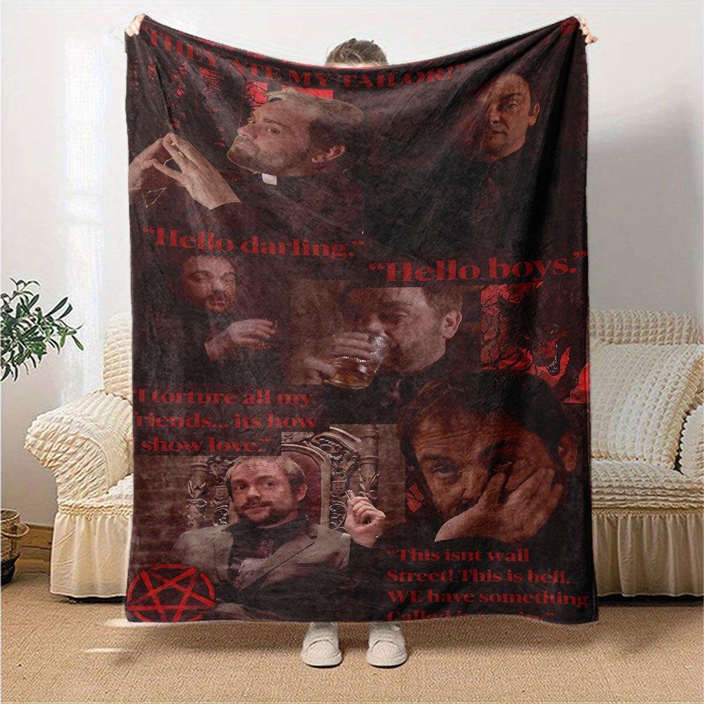 1pc Supernatural 27 Blanket Soft Warm Throw for Home, Office, Travel All Season Cozy Bedding Gift, Office Cozy Accessory