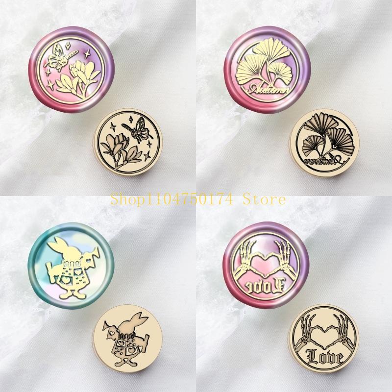 Fire Decorating Stamp Lacquer Holiday Sealing Seal Design Style Embossing Wedding Wax Stamper Card Replacement Brass Top Sale