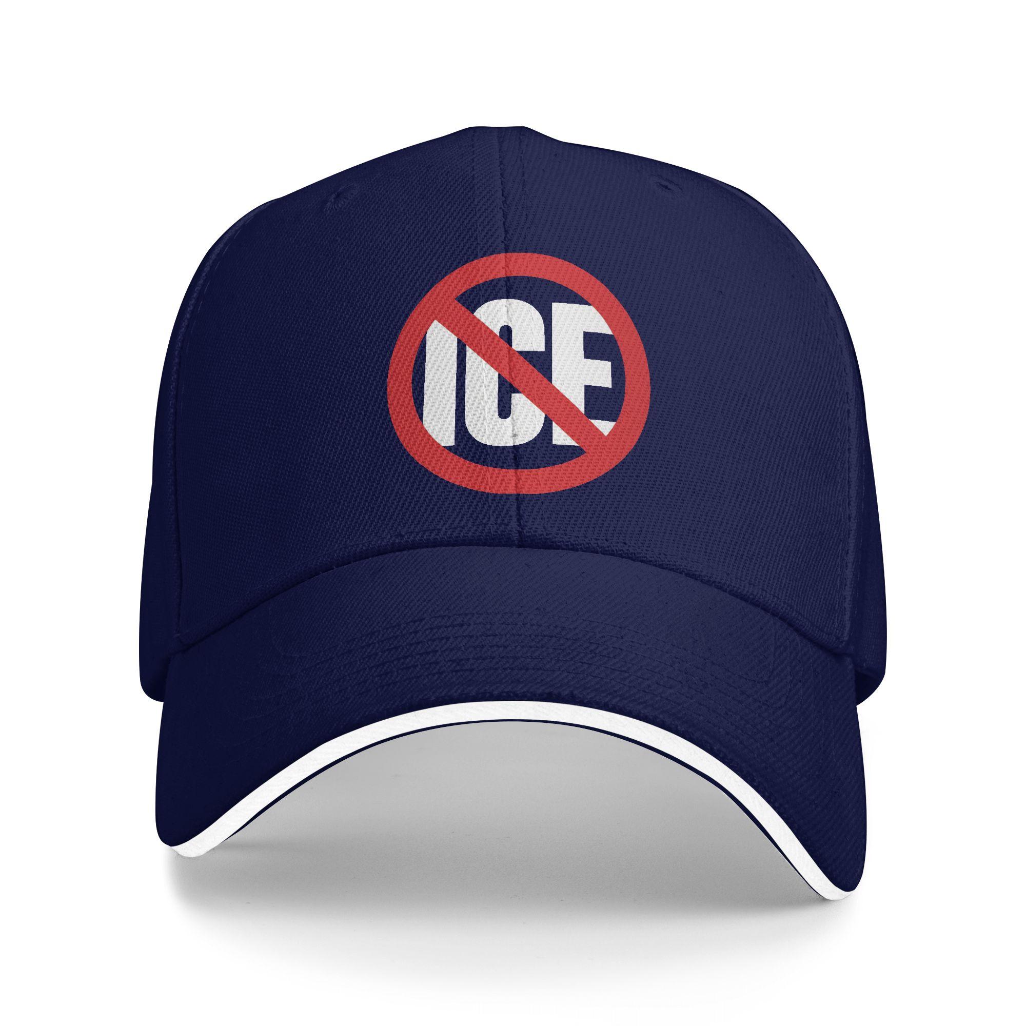 

Spring Anti ICE Baseball Cap Hiking Fishing Casual Design Sun Hip Hop Hats Couple Women Wholesale Baseball Caps As Picture темно-синий