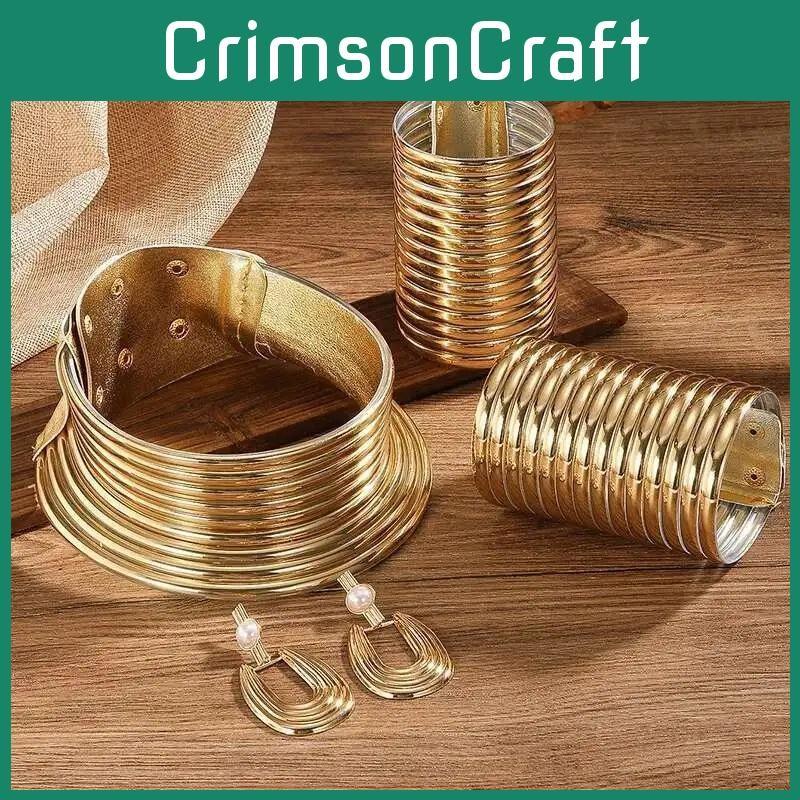 Jewelry Style African Set With Alloy Pendant Earrings Bracelets For Men Casual Women