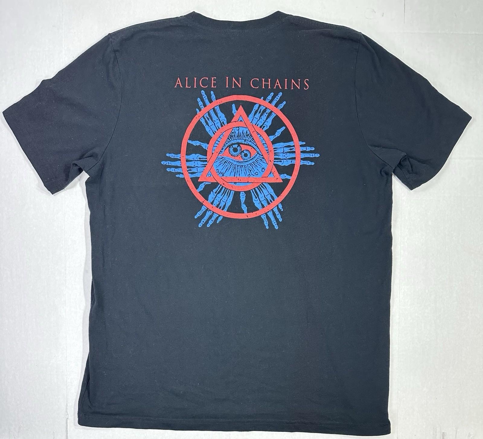 Alice In Chains Band XL Black Eye Logo Graphic Rock Tee Men’s Unisex T-Shirt XL