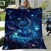 1pc Stitch Printing Blanket - Soft, All-Season Throw for Living Room, Bedroom,Travel