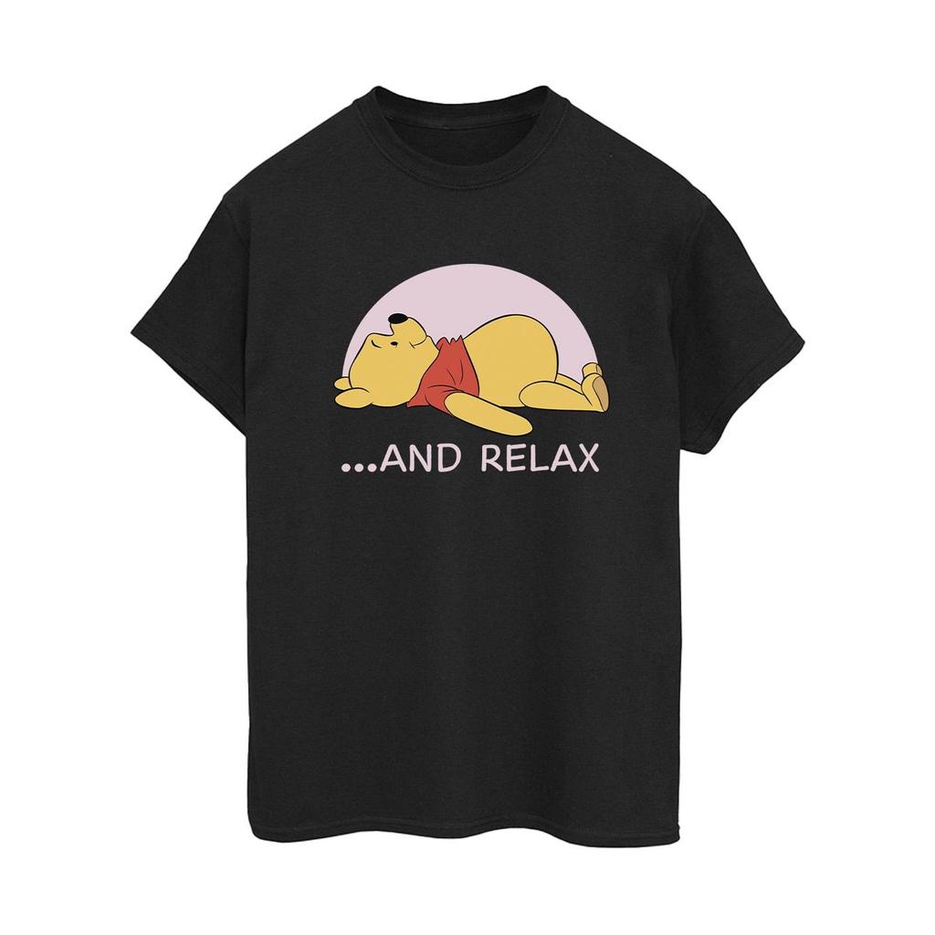 Disney Womens/Ladies Winnie The Pooh Relax Cotton Boyfriend T-Shirt