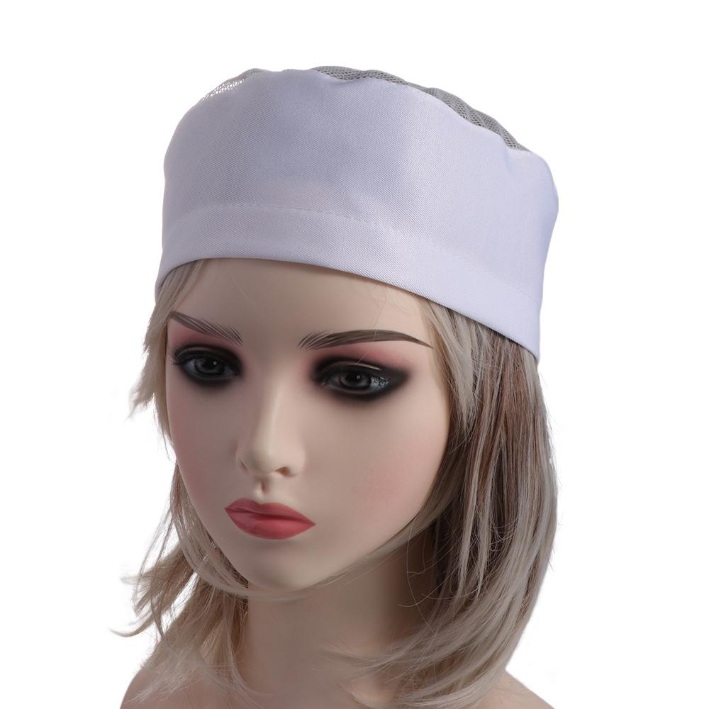 Gorras con parte superior plana de Chef con correa ajustable, gorro de Chef de estilo japonés, gorra de Sushi transpirable, cafetería