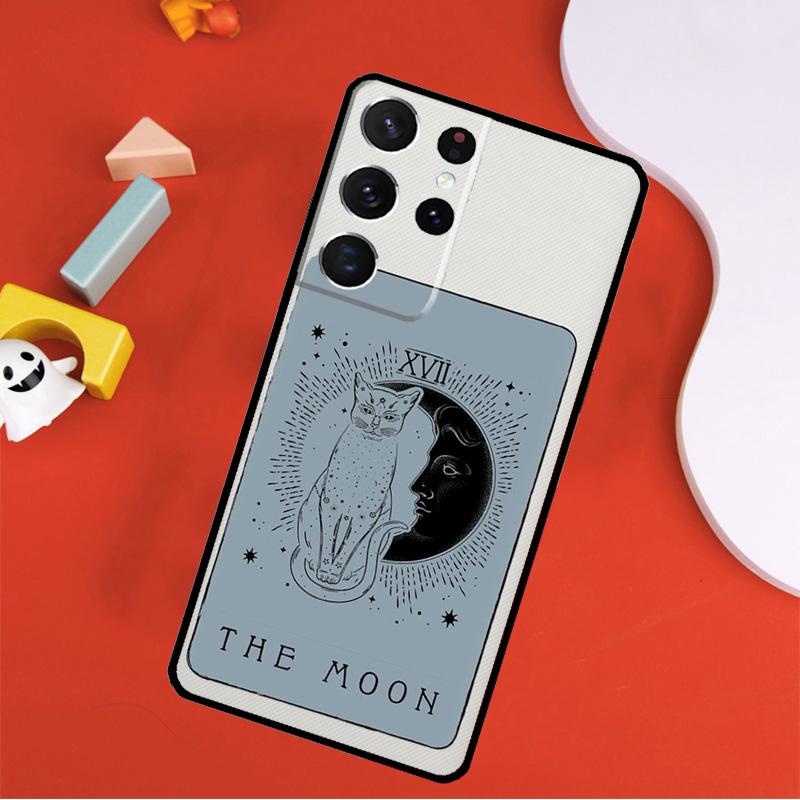 Tarot Card Astrology Sun Moon Lover Phone Case For Samsung Galaxy S25 Ultra S24 Ultra S9 S10 S20 S21 S22 S23 Plus S24 FE Cover