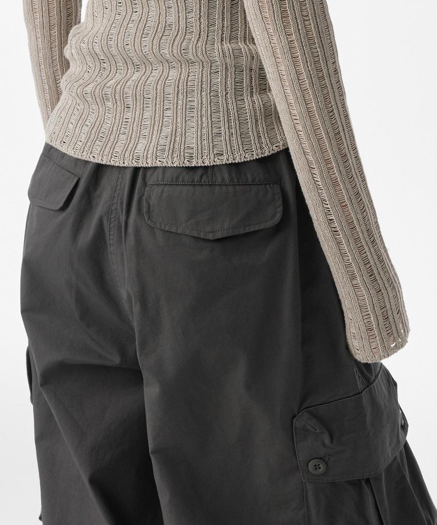 MUSINSA STANDARD WOMAN Women'S Cotton Parachute Cargo Pants [Dark Grey]