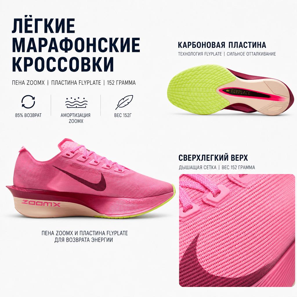 Nike Vaporfly 4 Incantesimo Rosa/Rosa Iper/Ghiaccio Volt/Bordeaux Sneakers da Donna HF6412-601